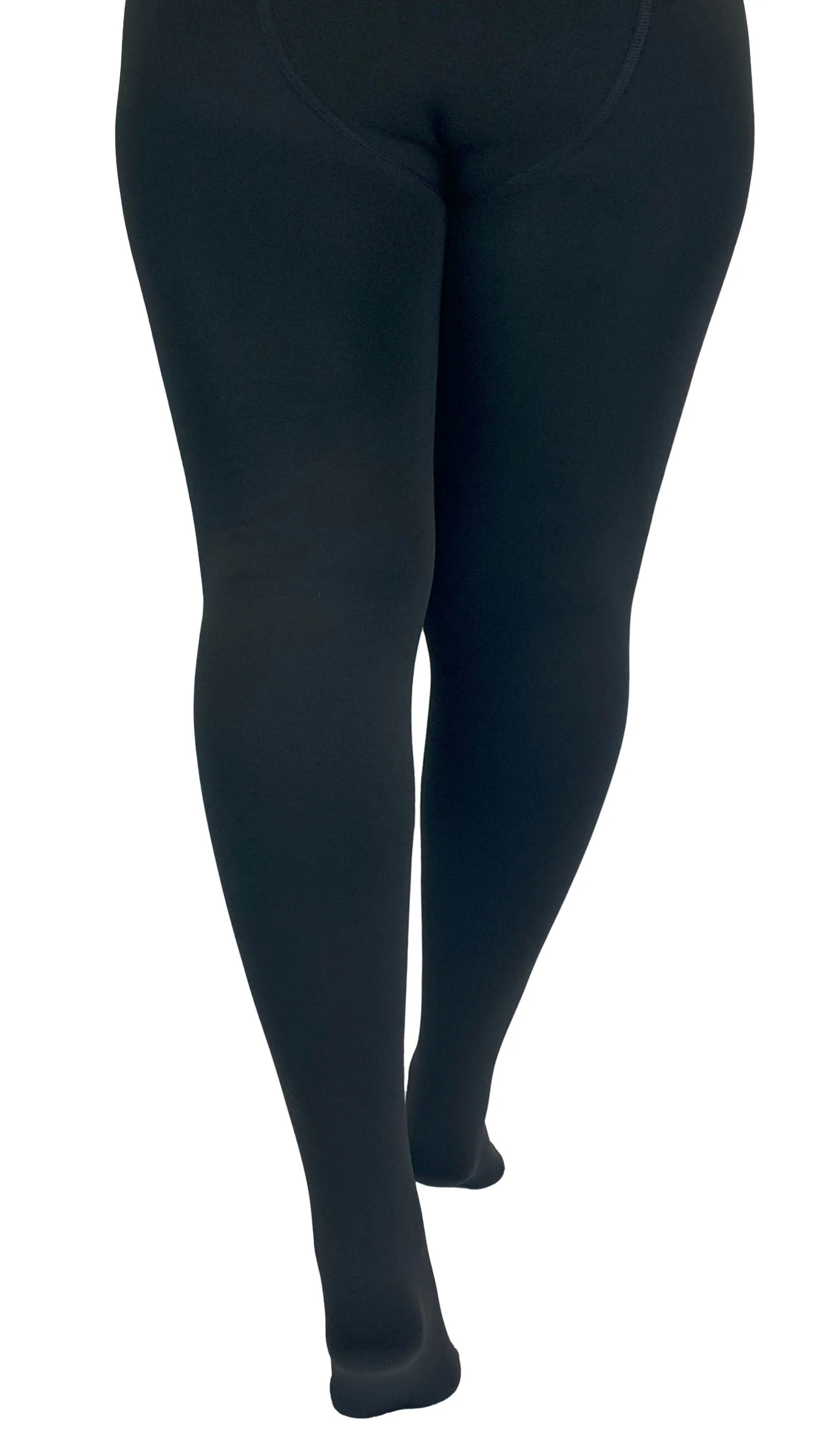 Fleece Lined Tights Black - Insurauncei