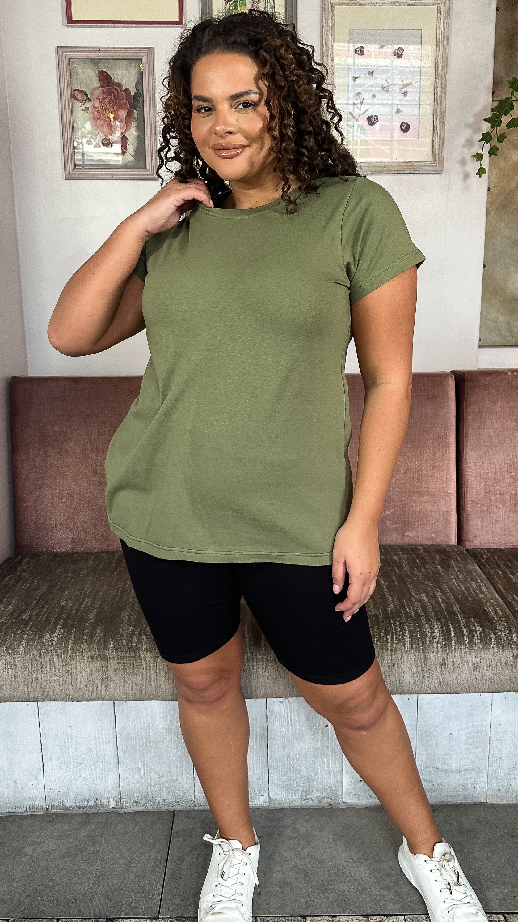 CurveWow Basic Cycling Short Black - Insurauncei