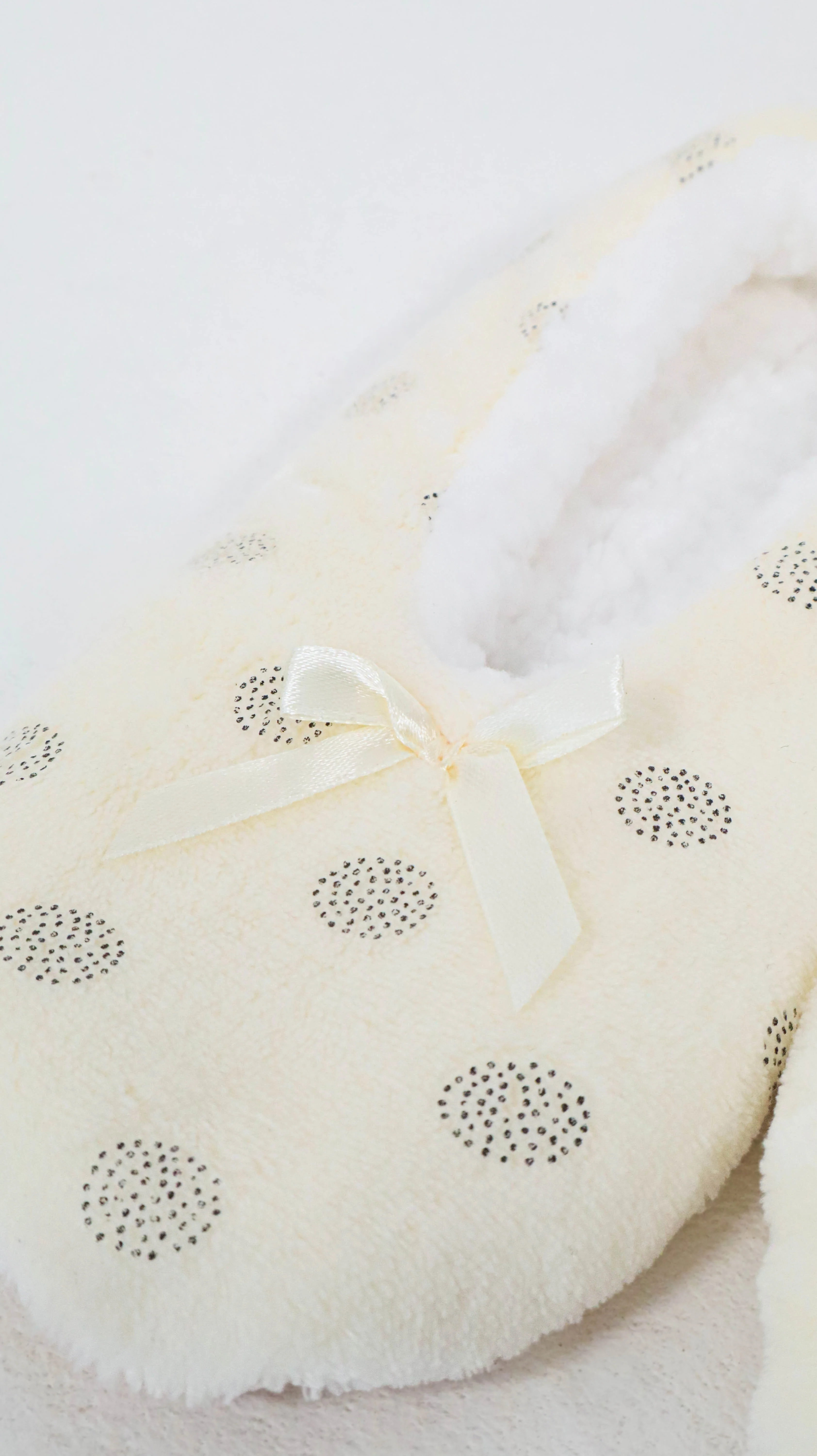 Sherpa Lined Cosy Slipper Socks Cream - Insurauncei