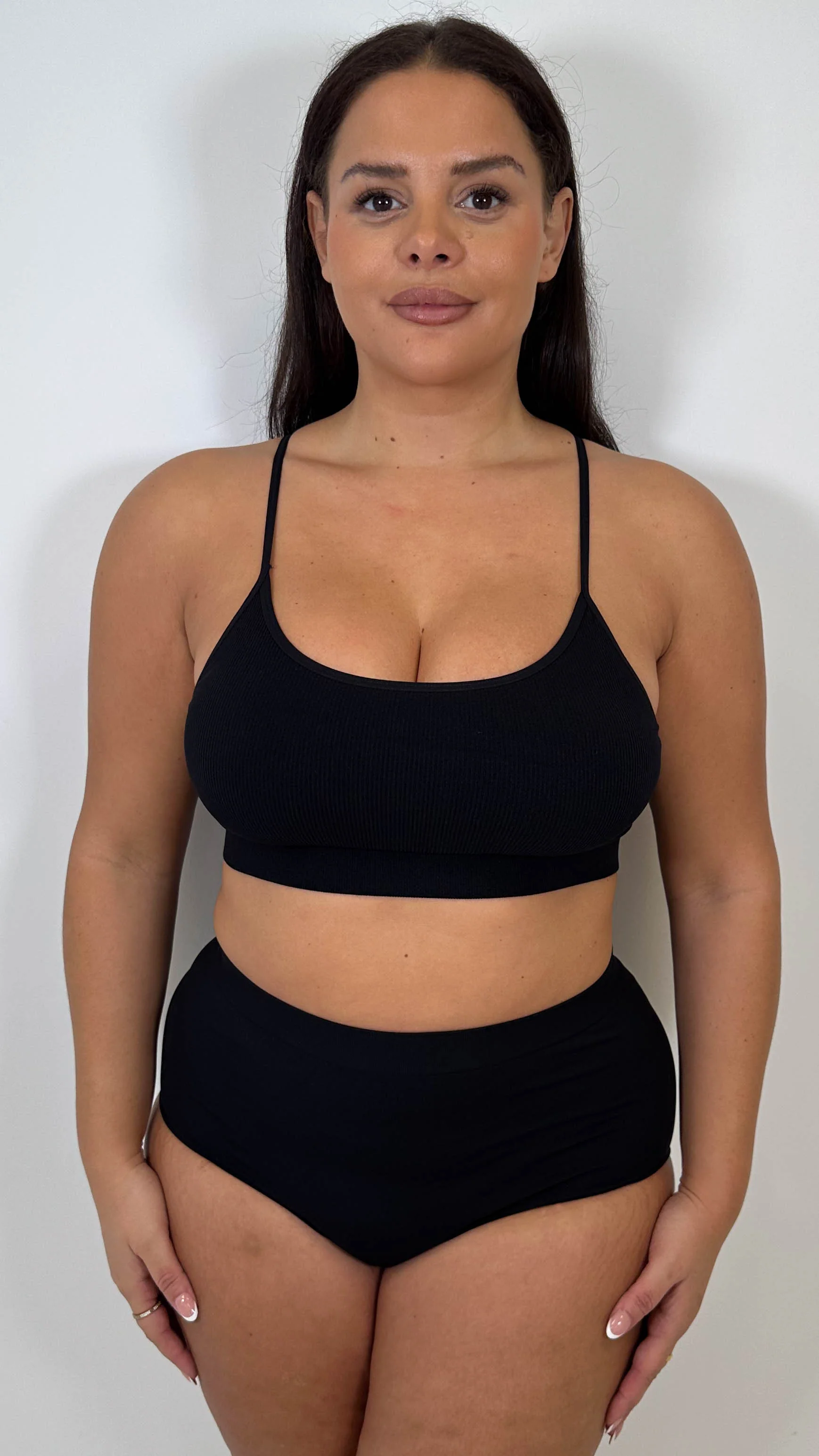 Curvy Seam Free Comfort Brief Black - Insurauncei