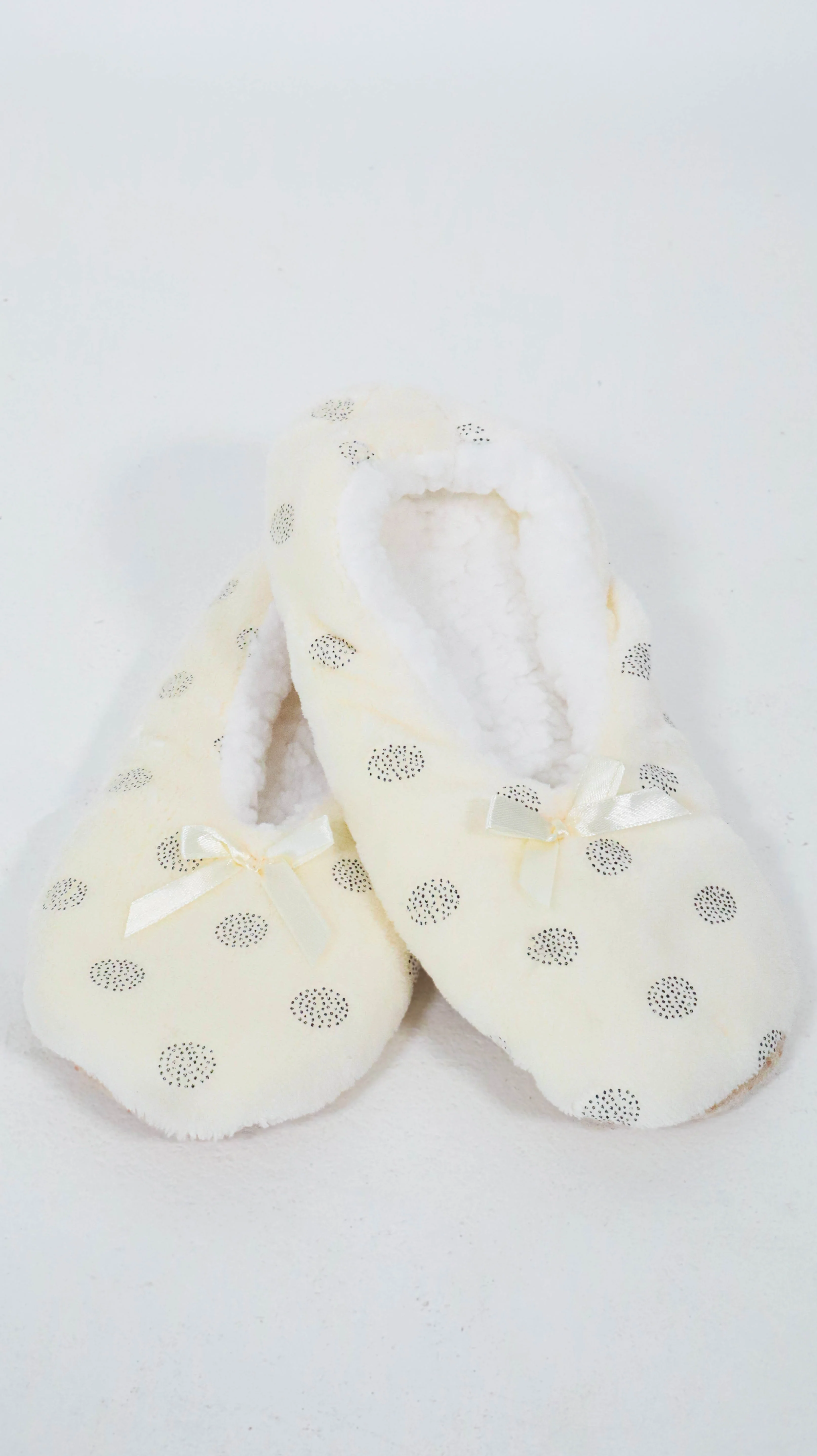 Sherpa Lined Cosy Slipper Socks Cream - Insurauncei